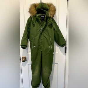 Reima Reimatec waterproof snowsuit with fake-fur hood size size 6, 120 cm.